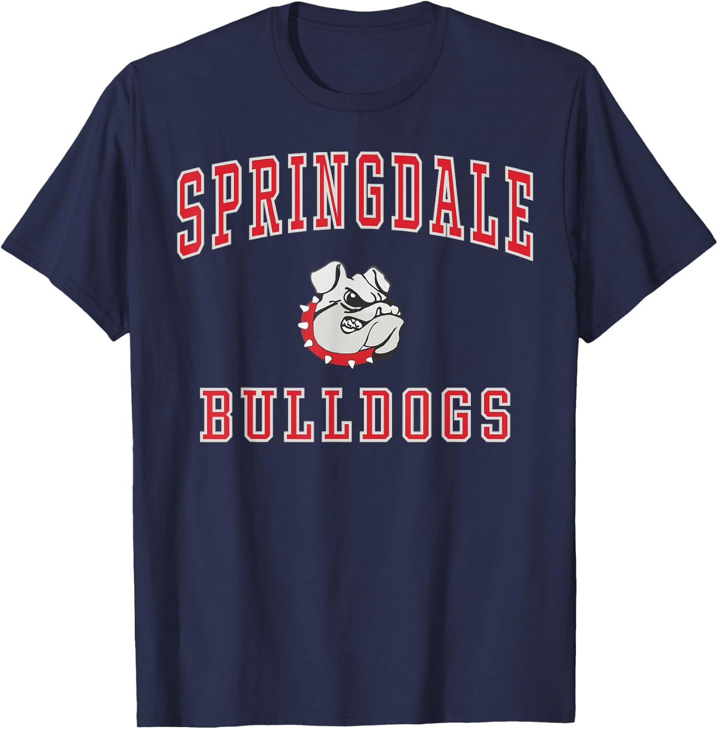 Springdale High School Bulldogs C1 T-Shirt - T-Shirt | Navy