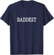 Baddest - Vintage Style T-Shirt - T-Shirt | Navy