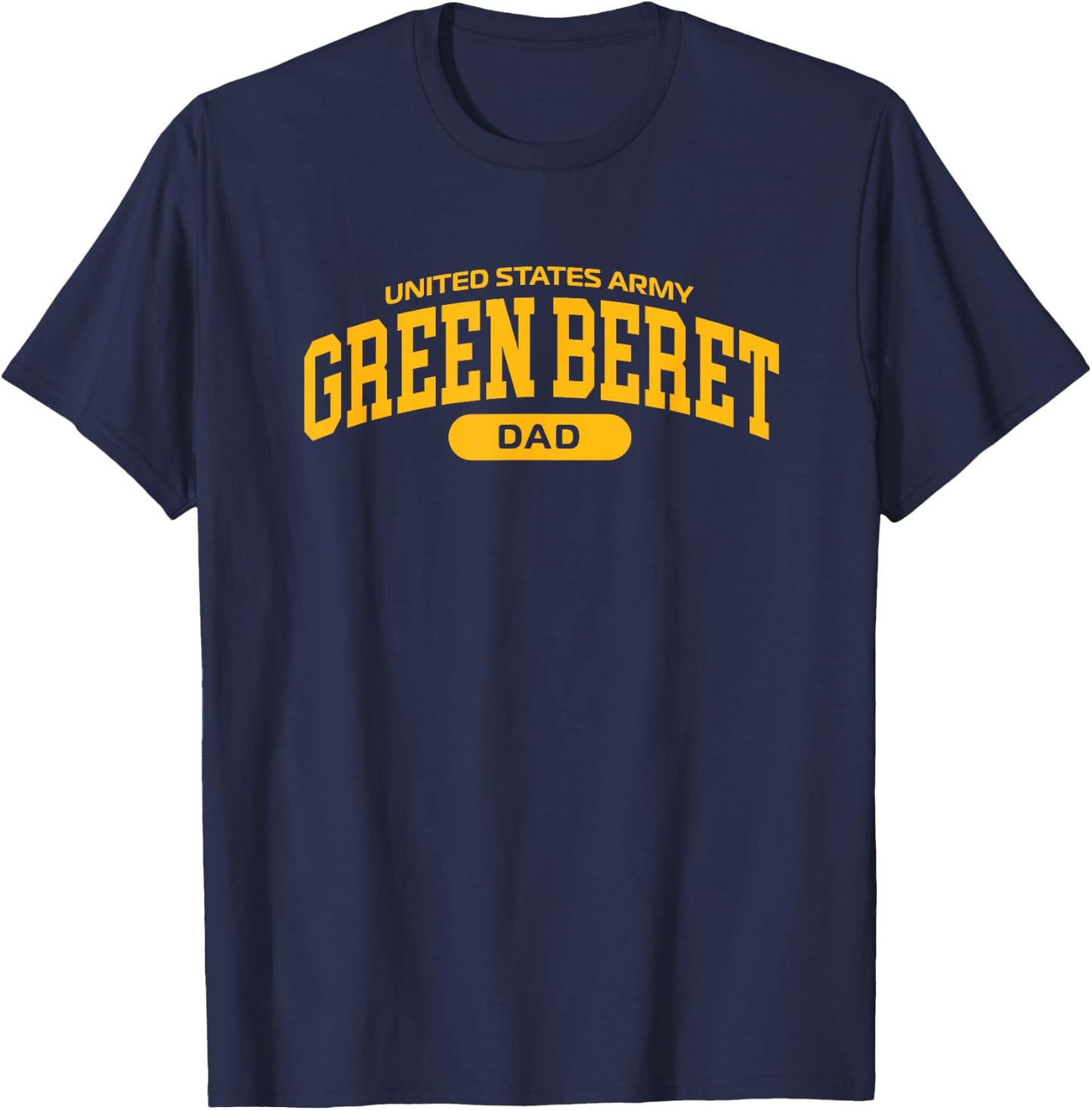 Proud Army Green Beret Dad T-Shirt - T-Shirt | Navy
