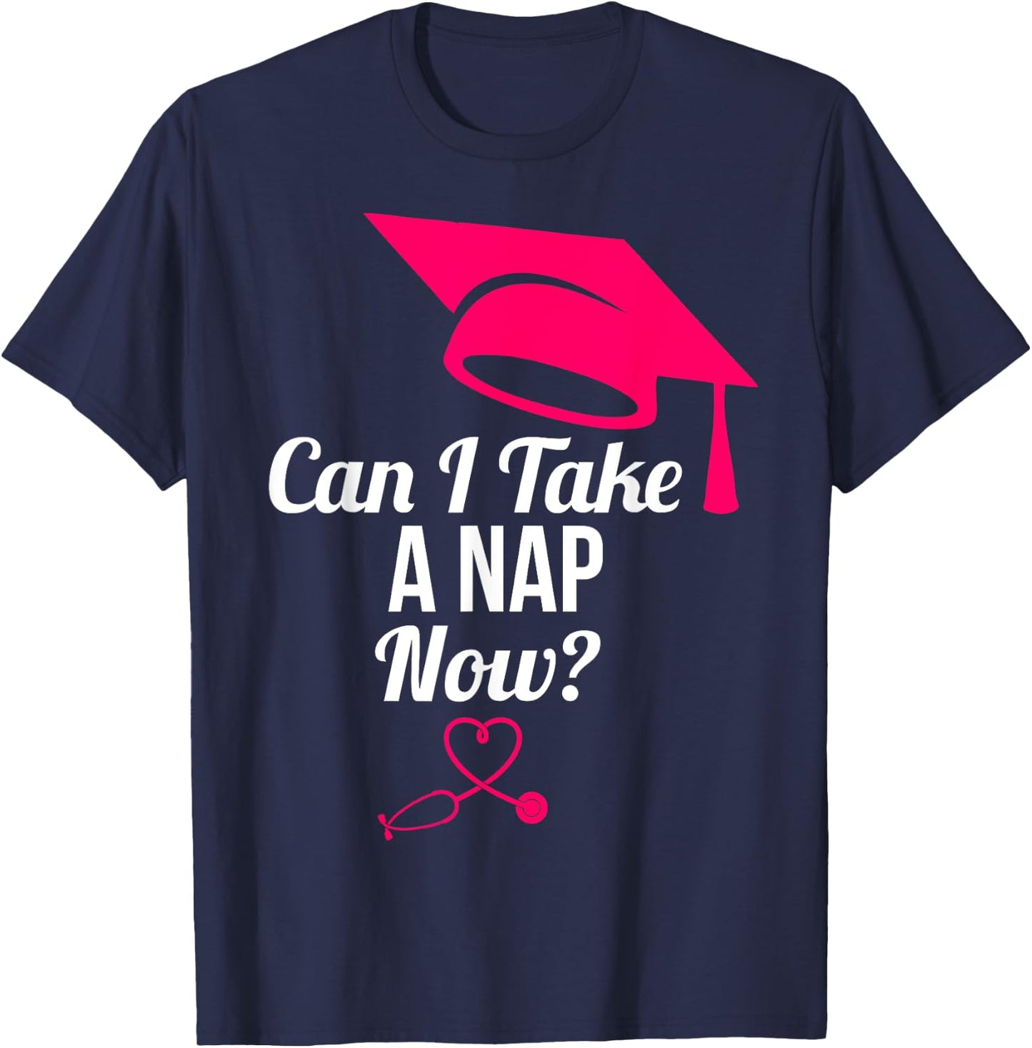 RN LVN New Nurse Grad Sarcastic Funny Nursing Graduate Gift T-Shirt - T-Shirt | Navy