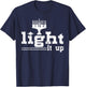 Light It Up Hanukkah Jewis Christmas Gifts Women T-Shirt - T-Shirt | Navy