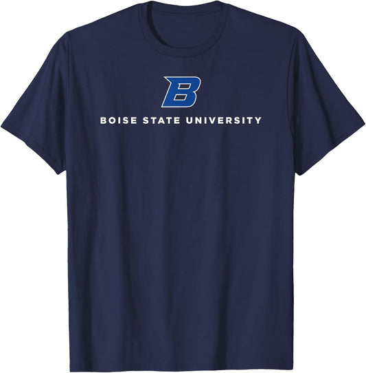 Boise State Broncos Classic Black Officially Licensed T-Shirt - T-Shirt | Navy