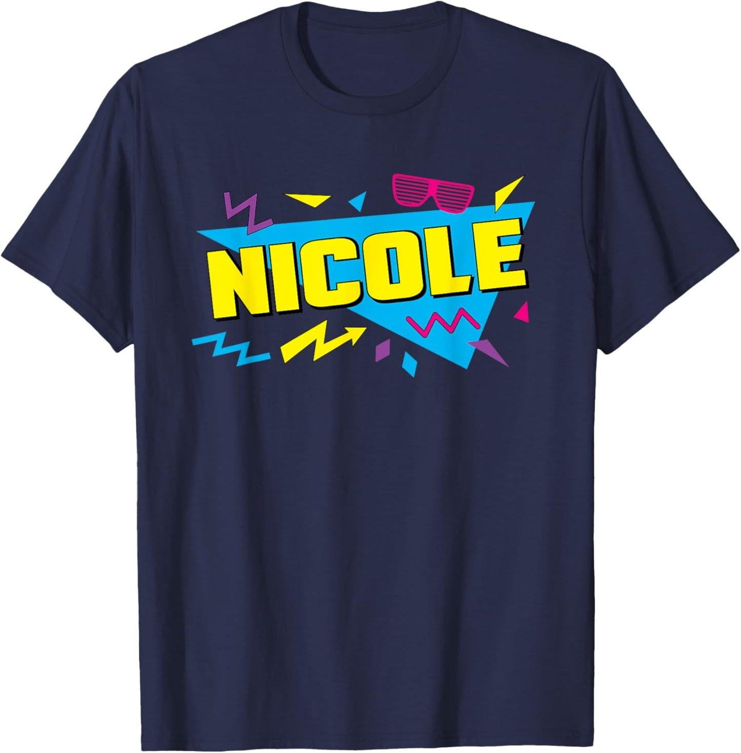80s Nicole T-Shirt - T-Shirt | Navy