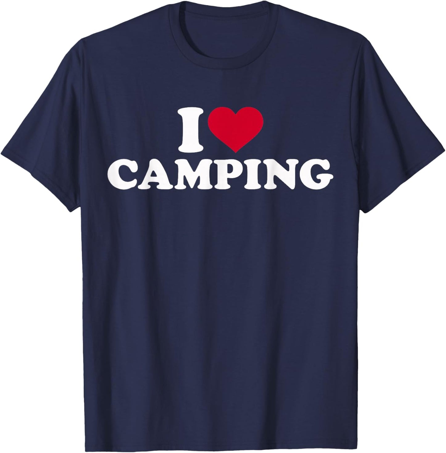I Love Camping T-Shirt - T-Shirt | Navy