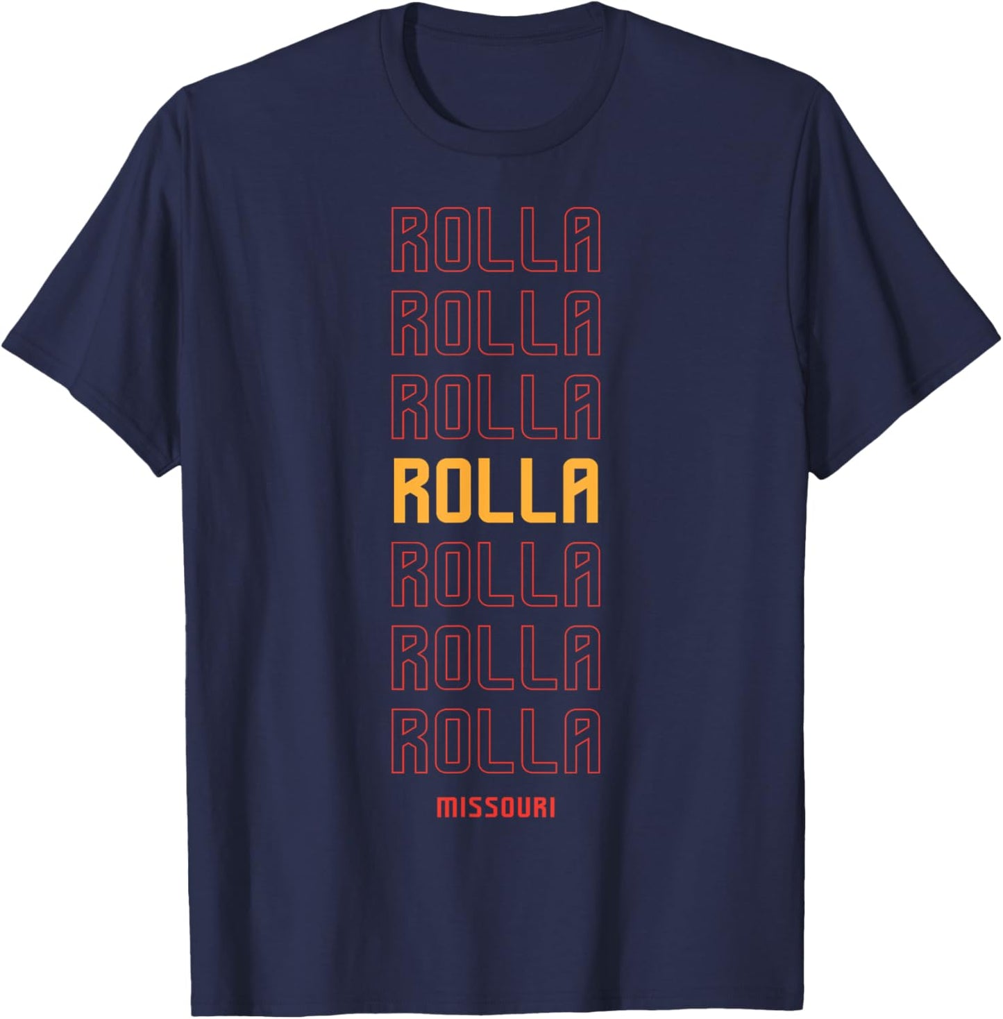 Rolla Missouri T-Shirt - T-Shirt | Navy