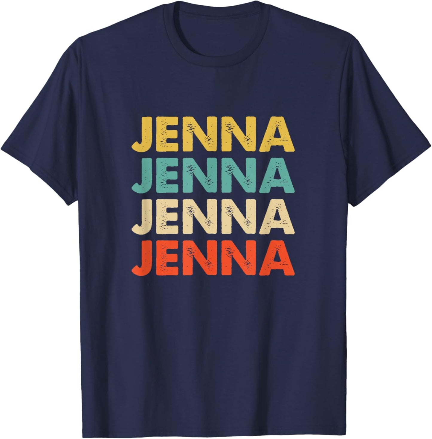 Jenna Name T-Shirt - T-Shirt | Navy