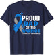 T1D Proud Dad Diabetes Awareness Type 1 T-Shirt - T-Shirt | Navy