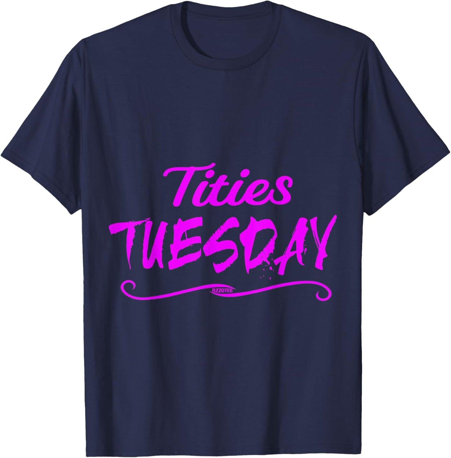 Tities tuesday boobies T-Shirt - T-Shirt | Navy