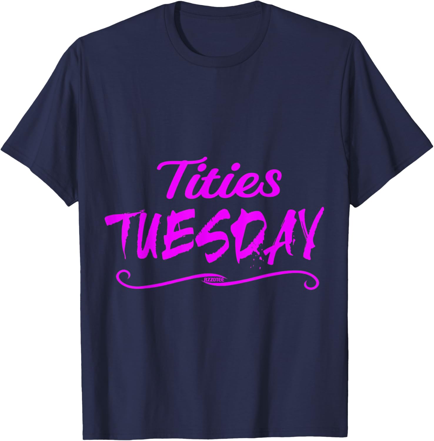 Tities tuesday boobies T-Shirt - T-Shirt | Navy