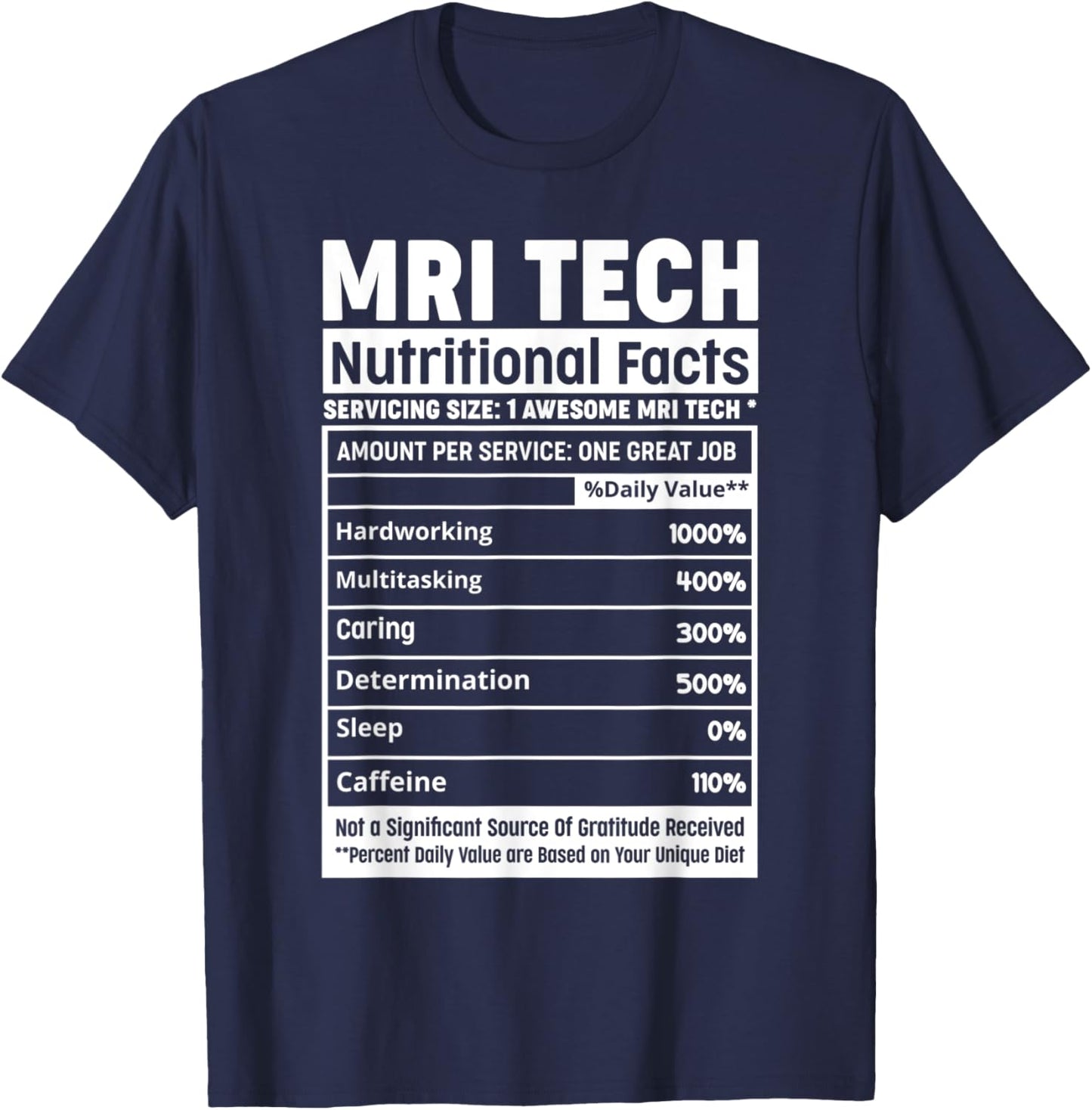 MRI Technologist Radiology Tech Magnetic Resonance Rad Tech T-Shirt - T-Shirt | Navy