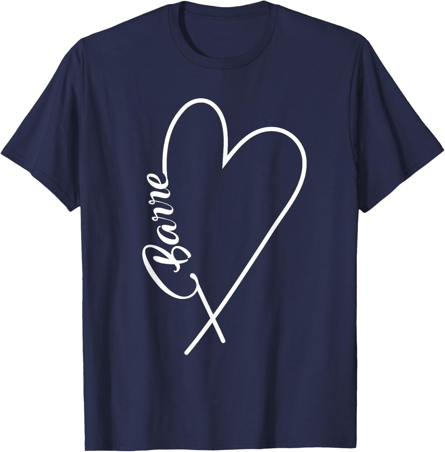 Barre shirts - I Heart Barre Shirt - workout lovers T-Shirt - T-Shirt | Navy