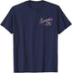 Desperado Club Cat Martini Sunglasses Humor 2 Side T-Shirt - T-Shirt | Navy