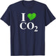 I Love Co2 Carbon Dioxide Climate Change Hoax Global Warming T-Shirt - T-Shirt | Navy