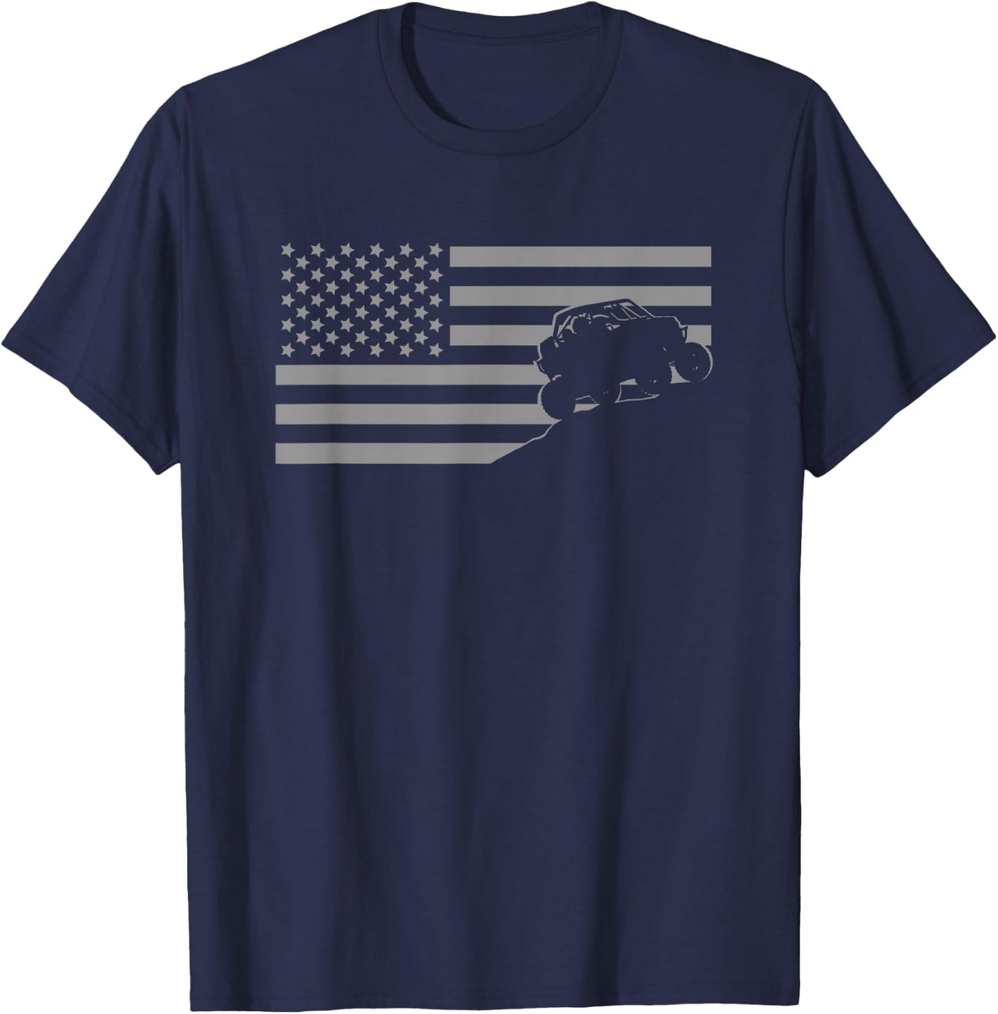 Off Roading Quad ATV Apparel - Off Road Quad ATV Small T-Shirt - T-Shirt | Navy