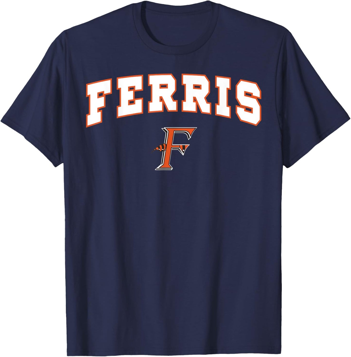 Ferris High School Yellowjackets C2 T-Shirt - T-Shirt | Navy