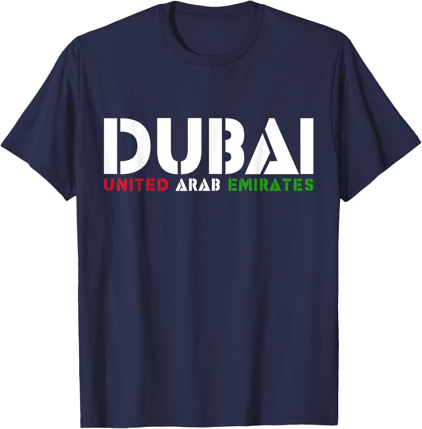Travel Love Dubai Dubai UAE T-Shirt - T-Shirt | Navy