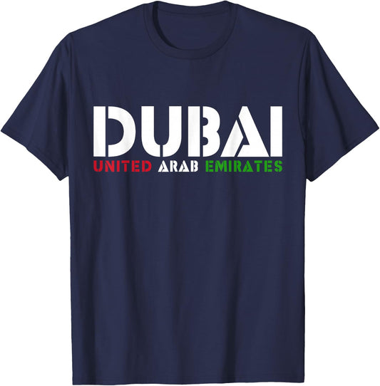 Travel Love Dubai Dubai UAE T-Shirt - T-Shirt | Navy