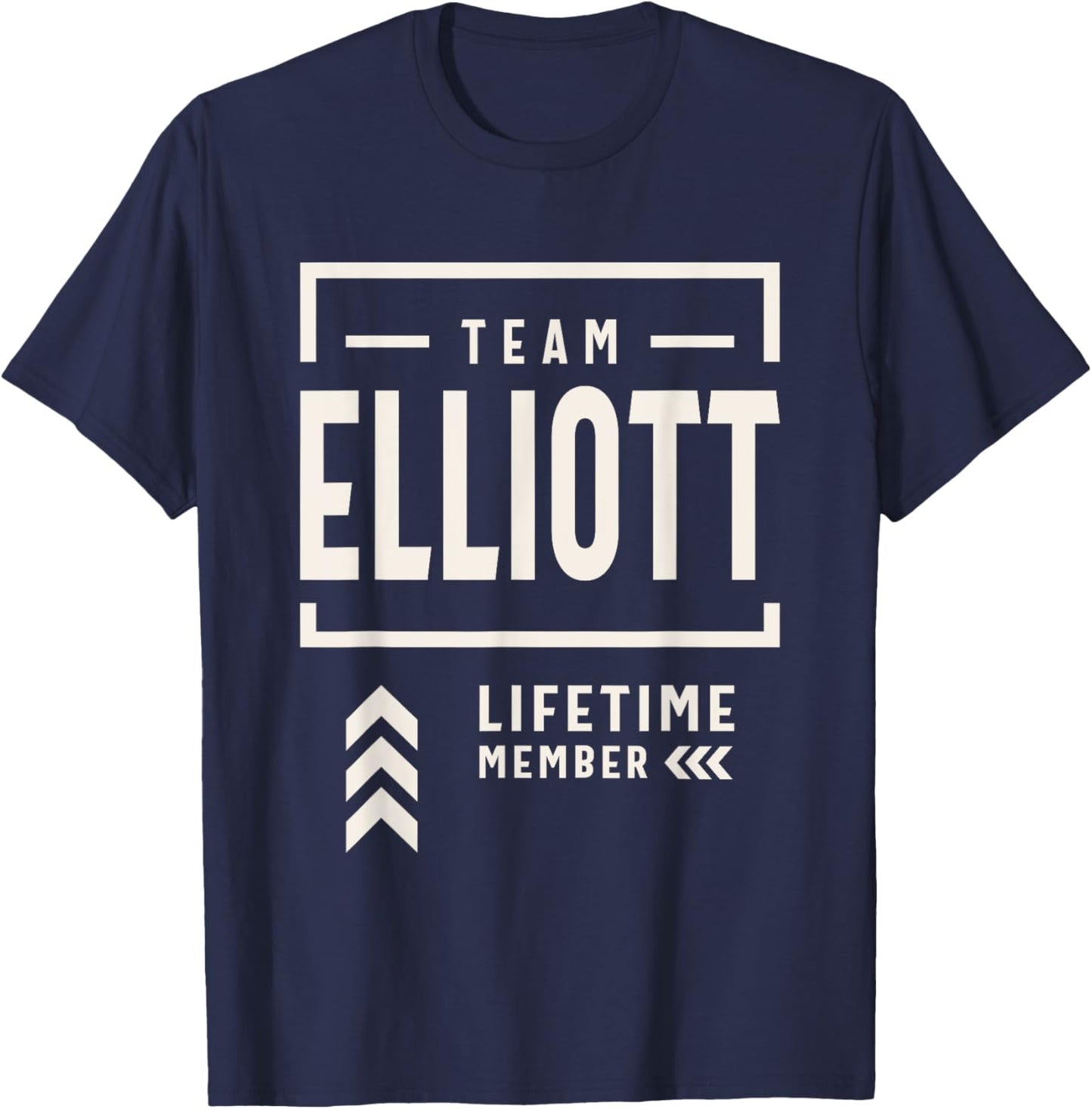 Team Elliott Lifetime Member Funny Name Elliott T-Shirt - T-Shirt | Navy