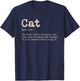 Cat The Furry Little Sociopath Who Rules Your Household Women T-Shirt - T-Shirt | Navy