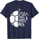 I Can Do Things Through Christ Soccer Football God Gift T-Shirt - T-Shirt | Navy