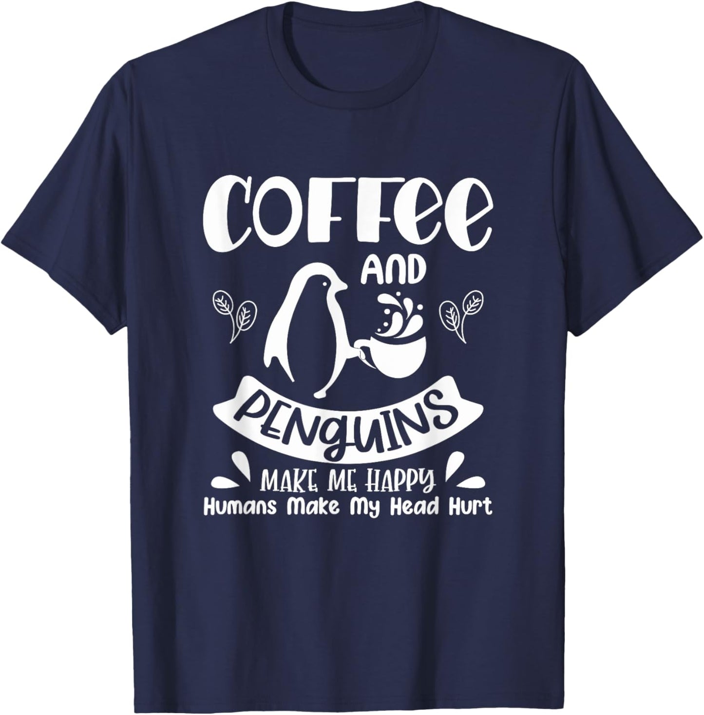 Funny Penguin Lover Men Women Kids Boys Girls Animal Penguin T-Shirt - T-Shirt | Navy