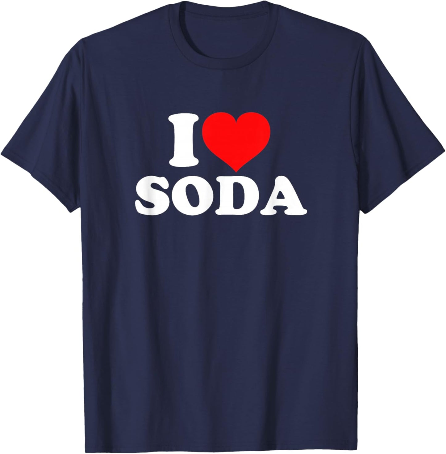 I Love Soda T-Shirt - T-Shirt | Navy