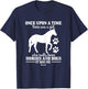 Horses & Dogs Funny Horse Girl Gift T-Shirt - T-Shirt | Navy