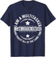 I Am A Multitasker Funny Humor Quotes Design Men Women T-Shirt - T-Shirt | Navy