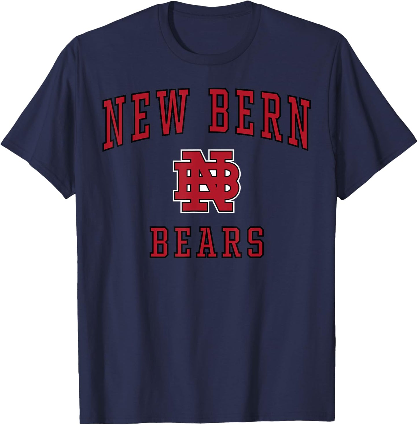 New Bern High School Bears C1 T-Shirt - T-Shirt | Navy
