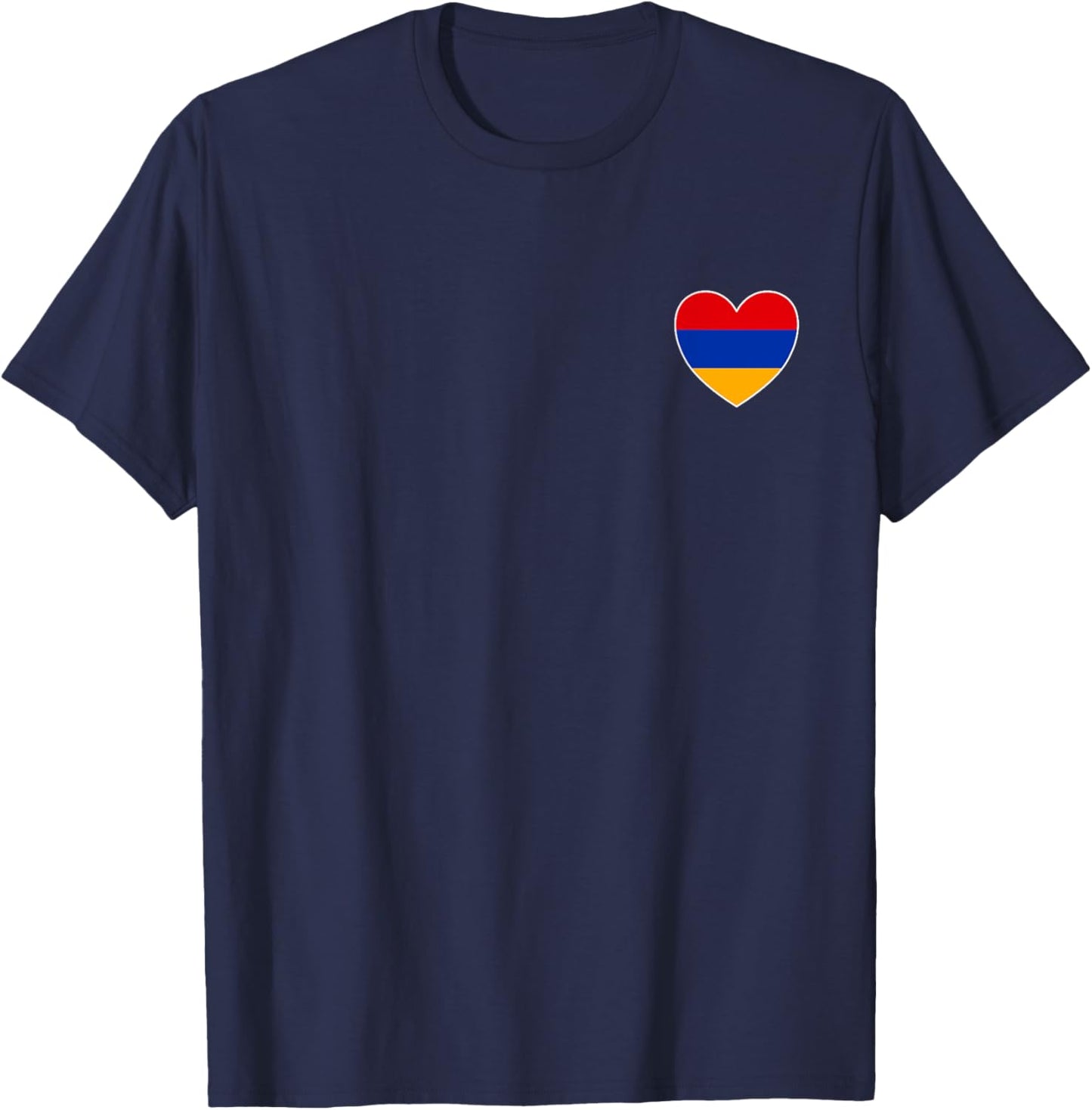 I Heart Armenia - Fun Armenian Flag Heart T-Shirt - T-Shirt | Navy