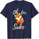 Oh For Fox Sake Sarcastic Pun T-Shirt - T-Shirt | Navy