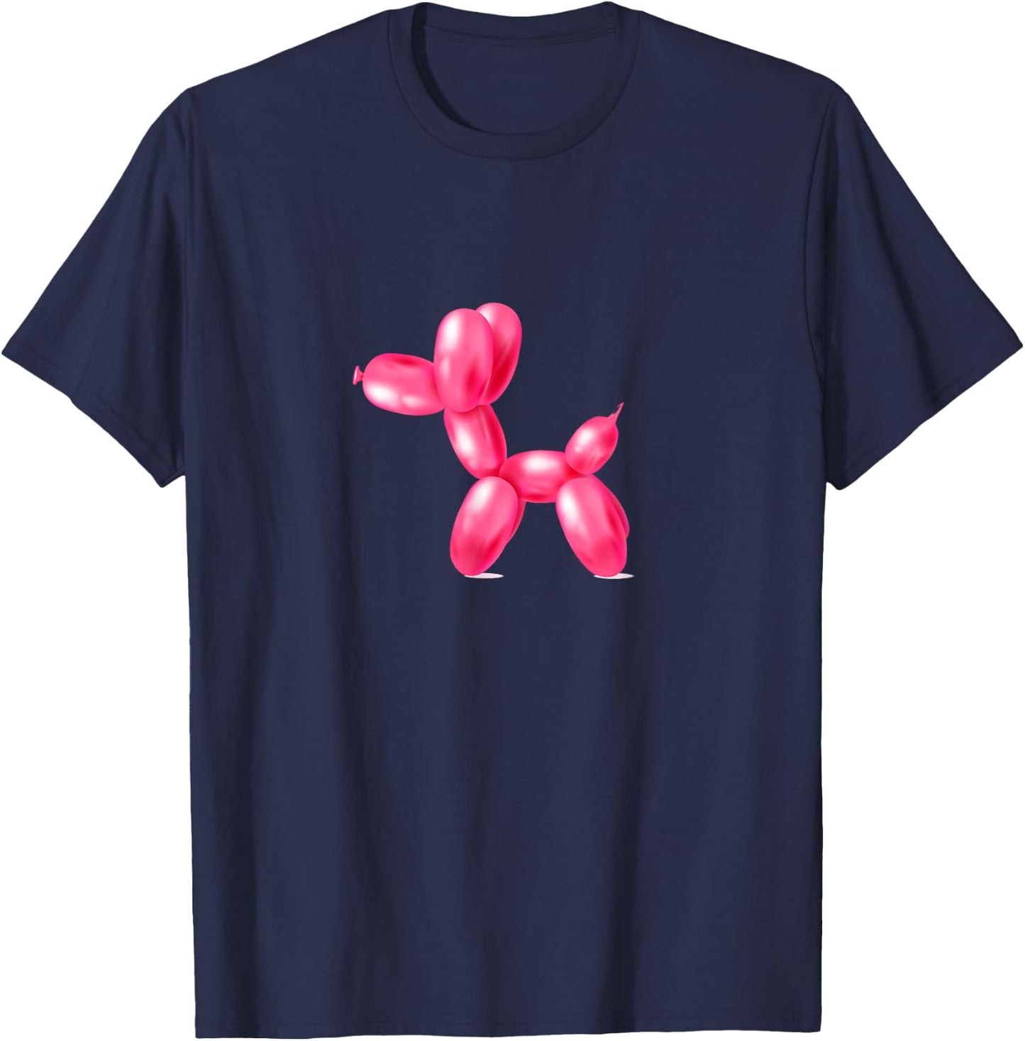 #lele Balloon Animal, Balloon Dog, Funny Balloon T-Shirt - T-Shirt | Navy