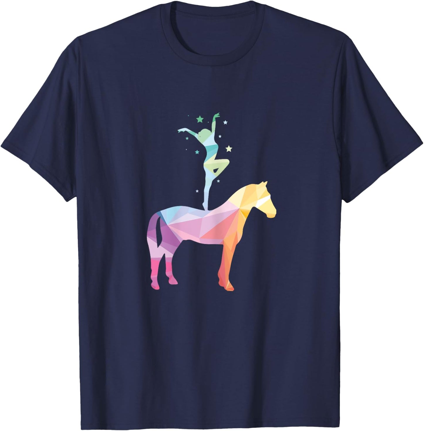 Voltigieren Riding Horse Riding Sports Horses Sayings Girls Gift T-Shirt - T-Shirt | Navy