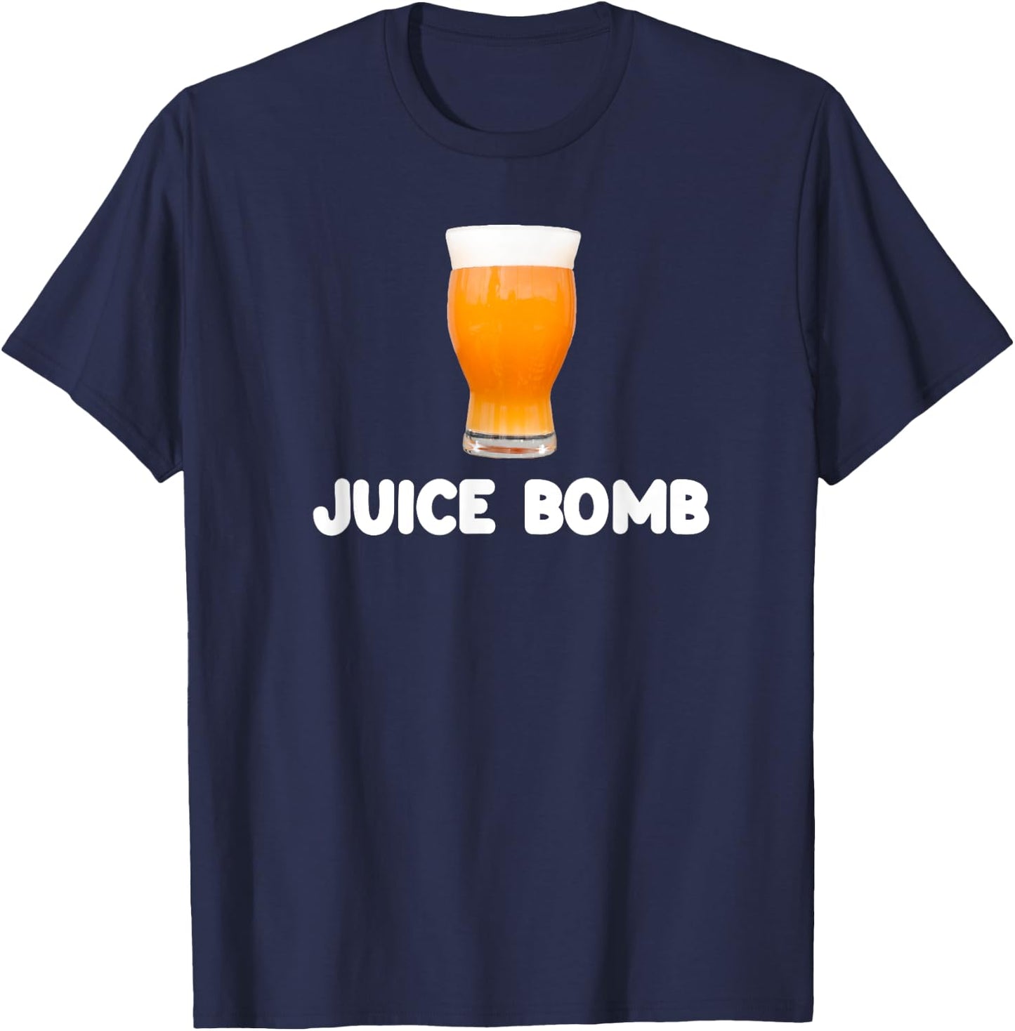 Juice Bomb Craft Beer IPA T-Shirt - T-Shirt | Navy