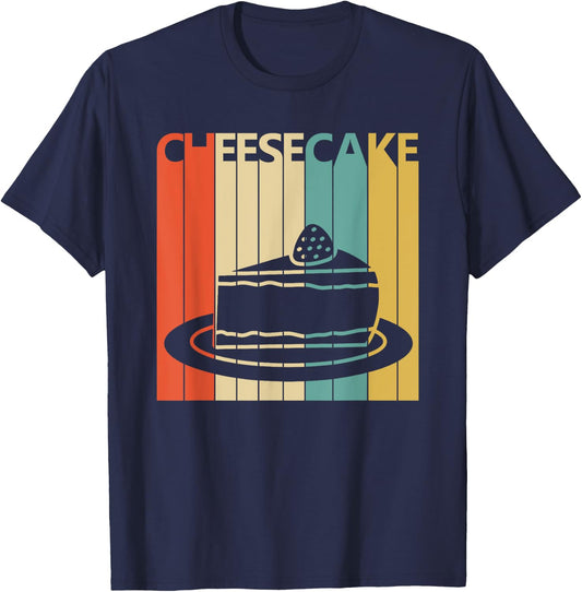 Vintage Retro Cheesecake T-Shirt - T-Shirt | Navy