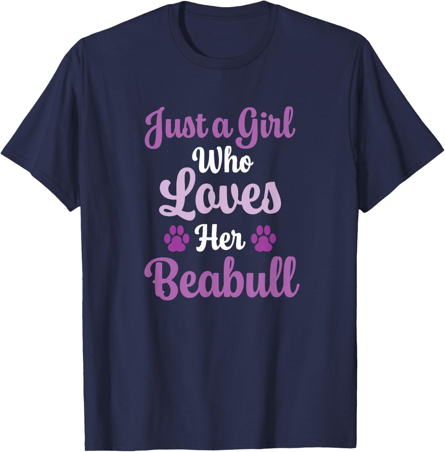 Beabull Gift Who Love Their Beabull T-Shirt - T-Shirt | Navy