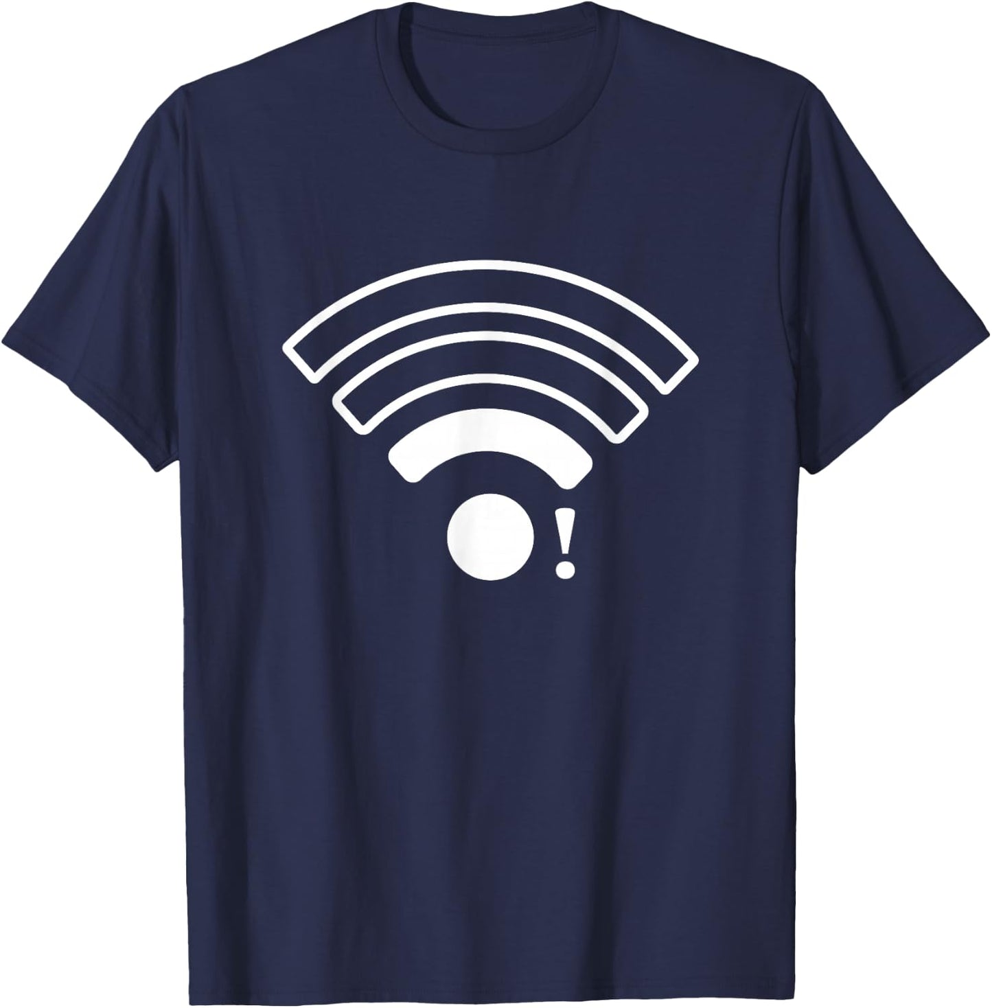 Cool Low WiFi signal lazy Halloween costumes 2021 T-Shirt - T-Shirt | Navy