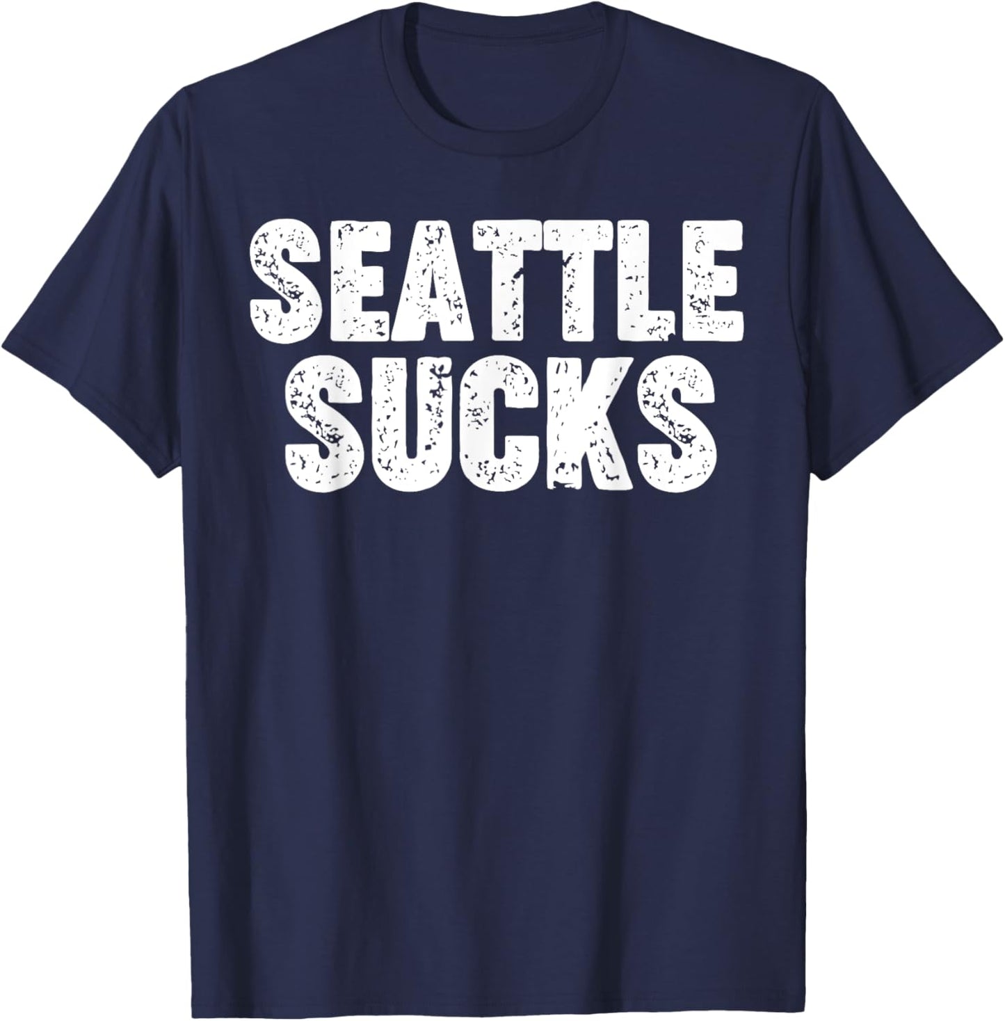 Seattle Sucks T-Shirt - T-Shirt | Navy