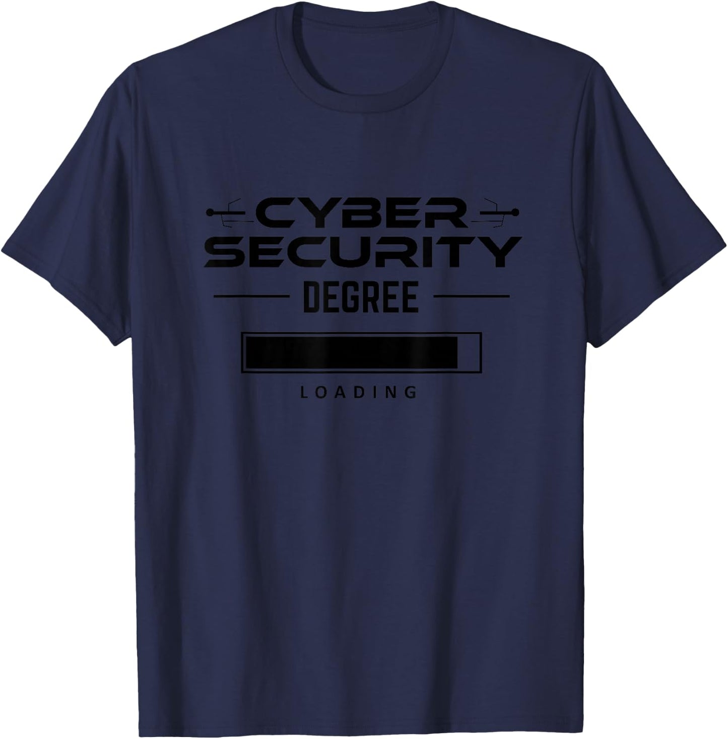 Cybersecurity Outfit Computer Security Computer Engineer T-Shirt - T-Shirt | Navy