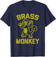 Brass Monkey funny saying sarcastic music rap hip-hop T-Shirt - T-Shirt | Navy