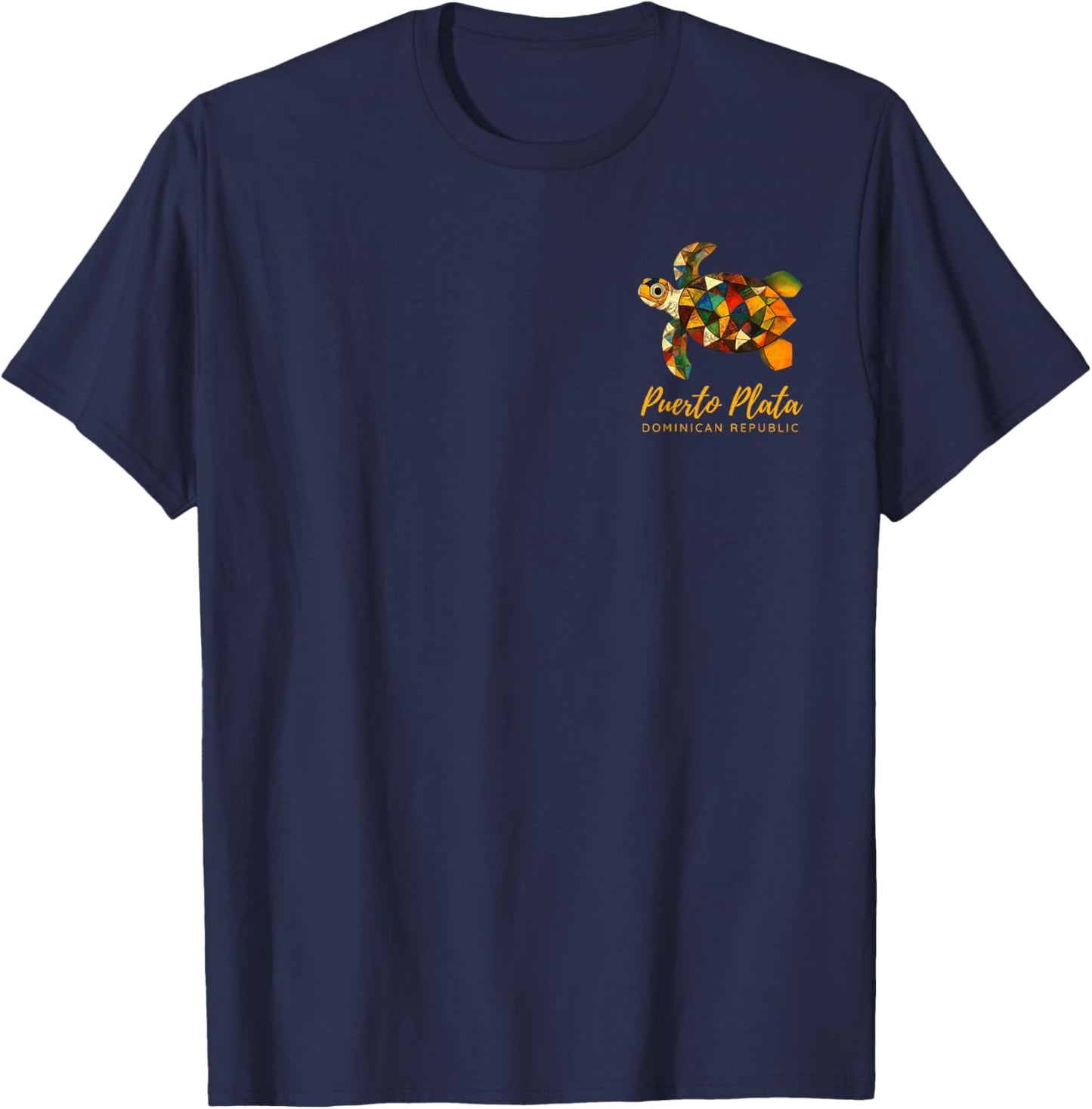 Puerto Plata Dominican Republic Vacation Beach Sea Turtle Women T-Shirt - T-Shirt | Navy