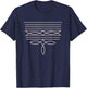 Western Boot Stitch T-Shirt - T-Shirt | Navy