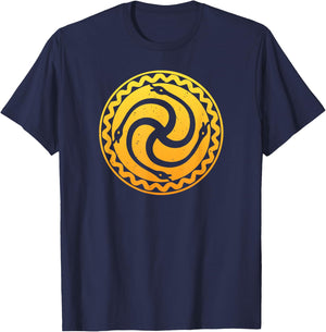 Romuvan Flag Symbol of the Romuva Religion T-Shirt - T-Shirt | Navy