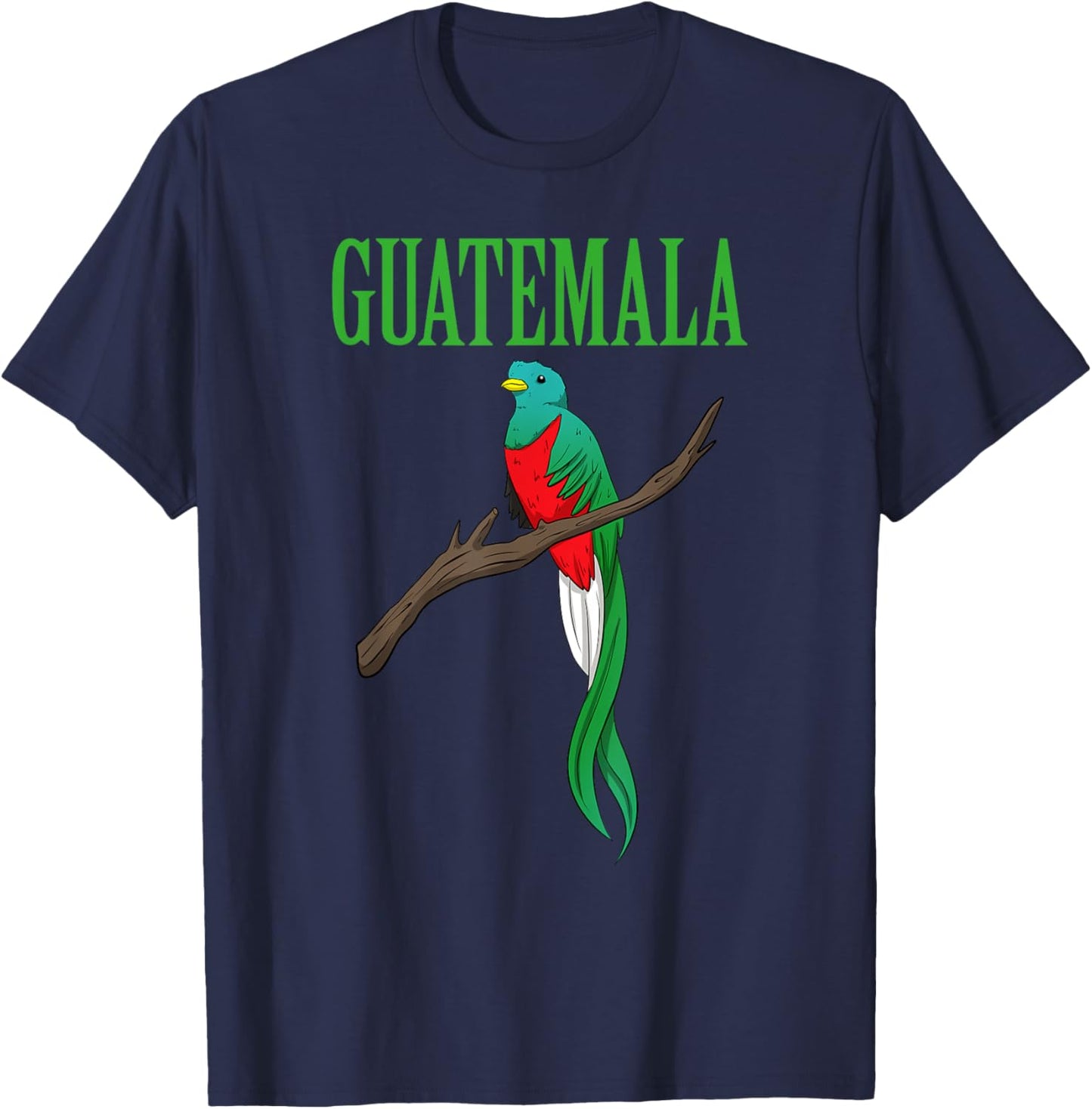 Guatemala Guate Quetzal Guatemalan National Bird T-Shirt - T-Shirt | Navy