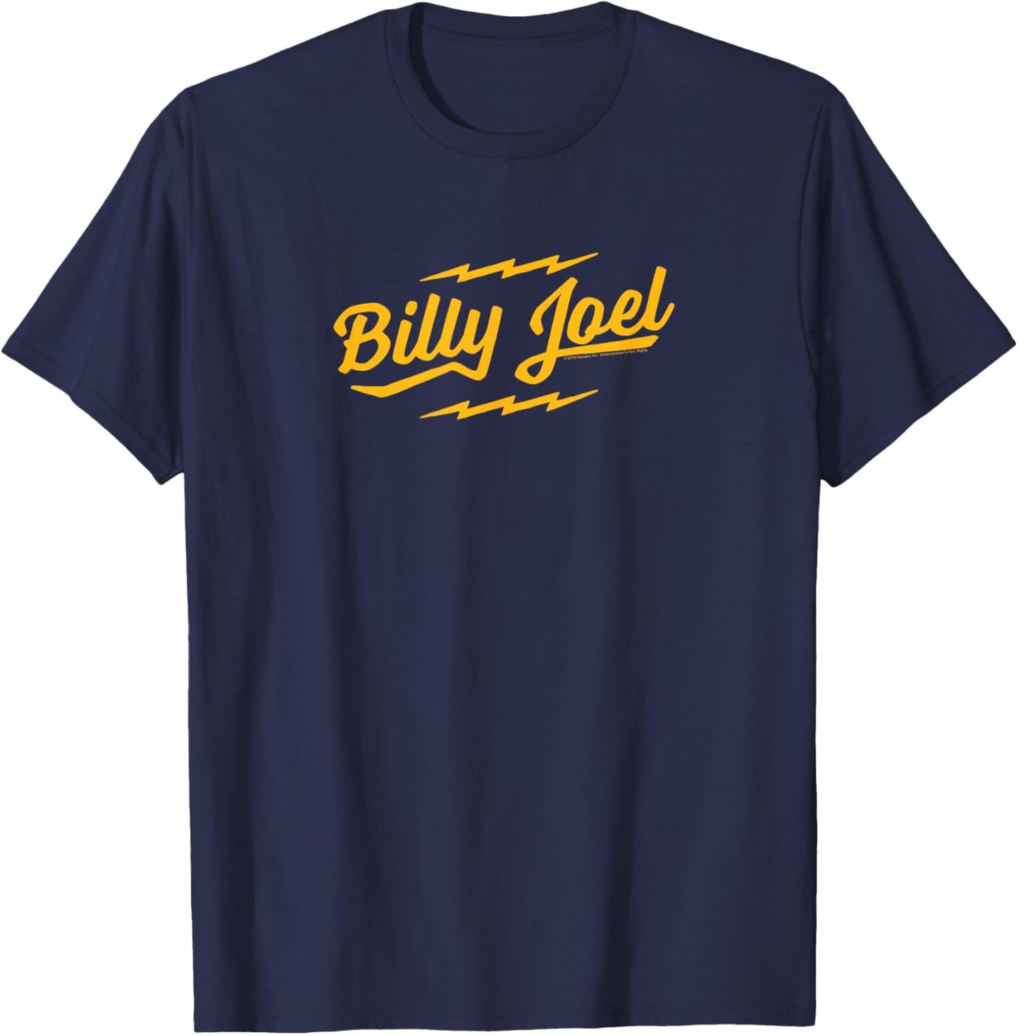 Billy Joel - Big Shot (Yellow) T-Shirt - T-Shirt | Navy
