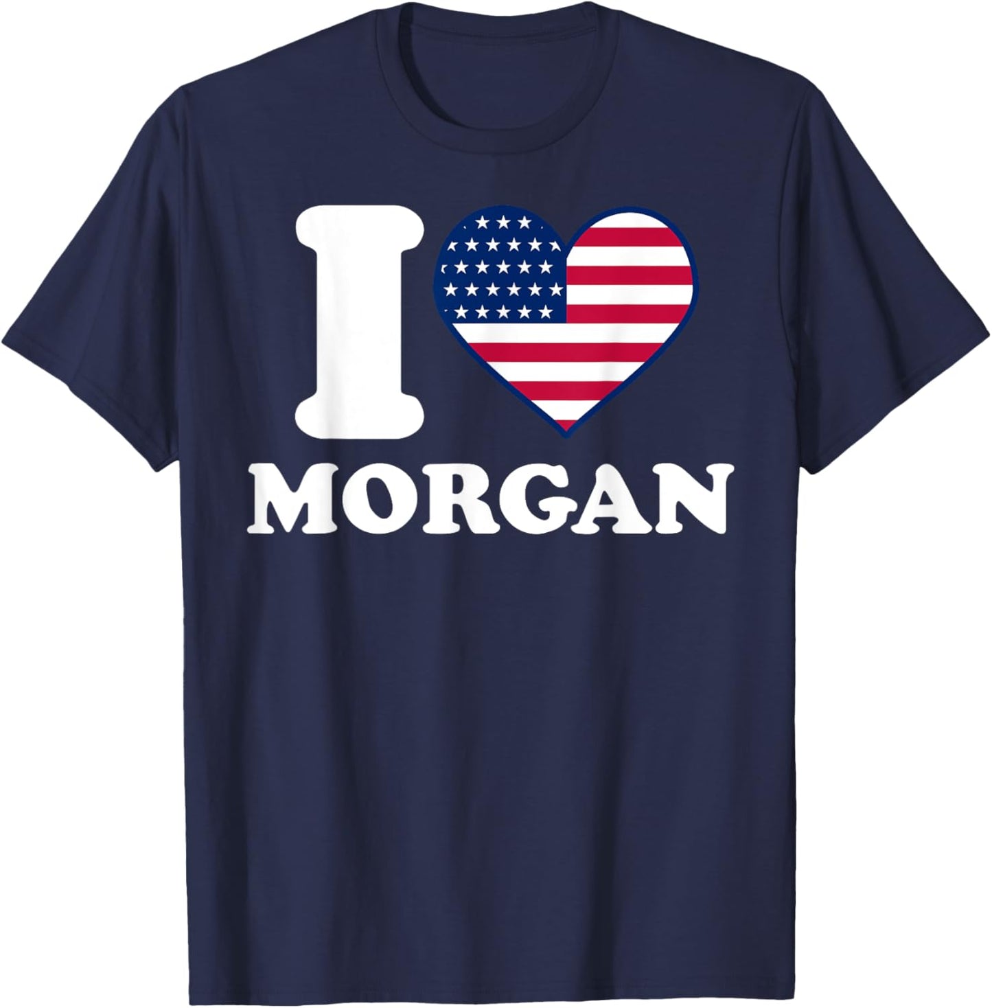 I love Morgan I heart Morgan T-Shirt - T-Shirt | Navy