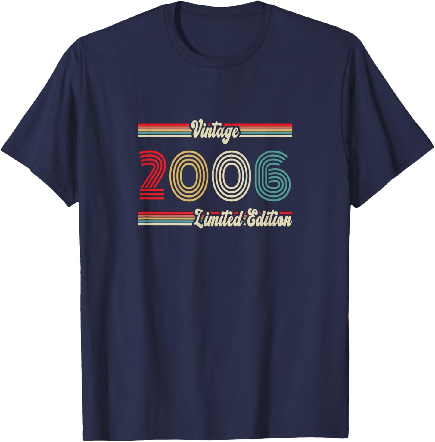 Vintage 2006 Limited Edition Classic Original Men Women T-Shirt - T-Shirt | Navy