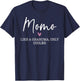 Momo Like A Grandma Only Cooler Heart Mother's Day Momo T-Shirt - T-Shirt | Navy