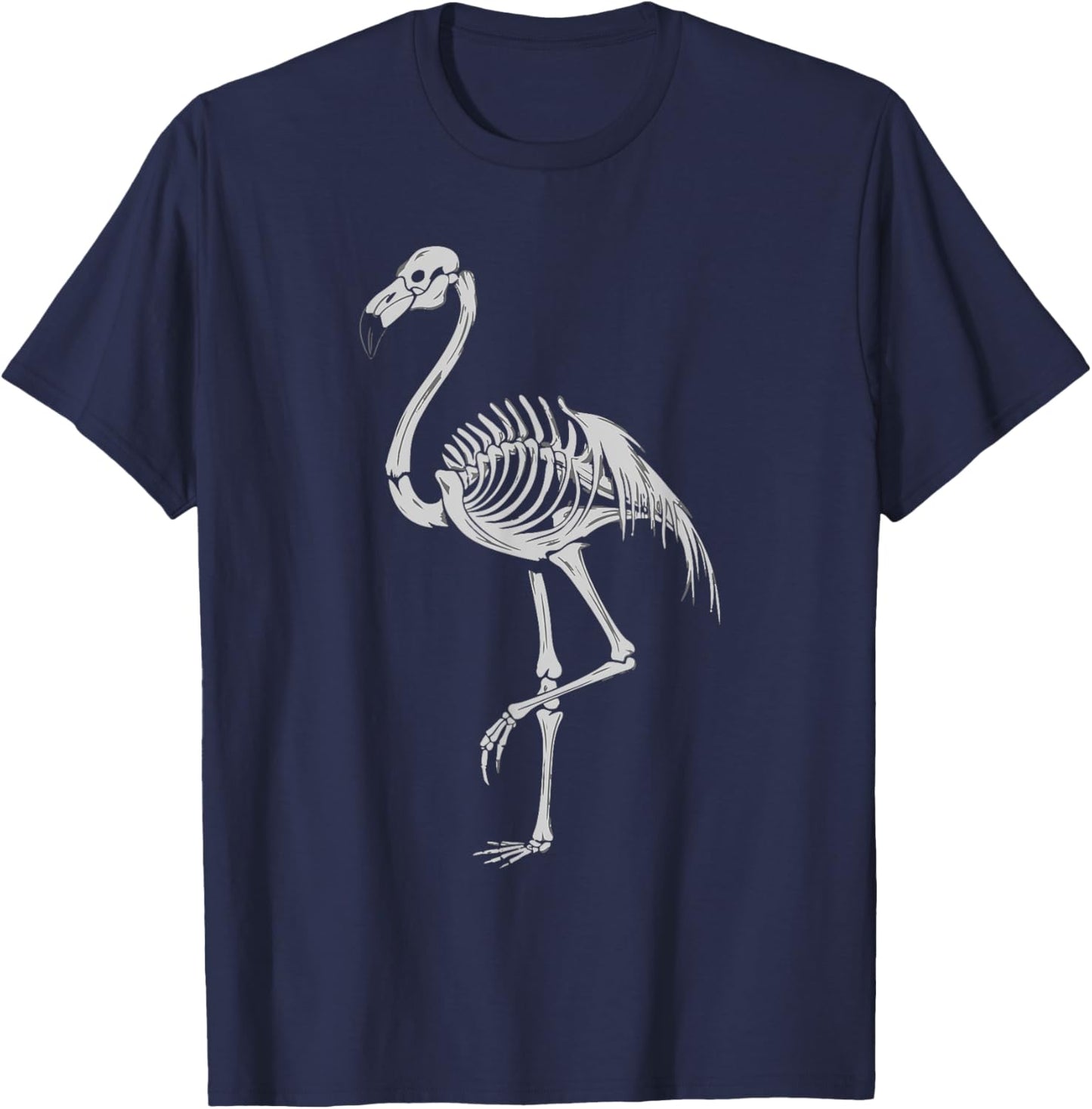 Flamingo Skeleton T-Shirt - T-Shirt | Navy