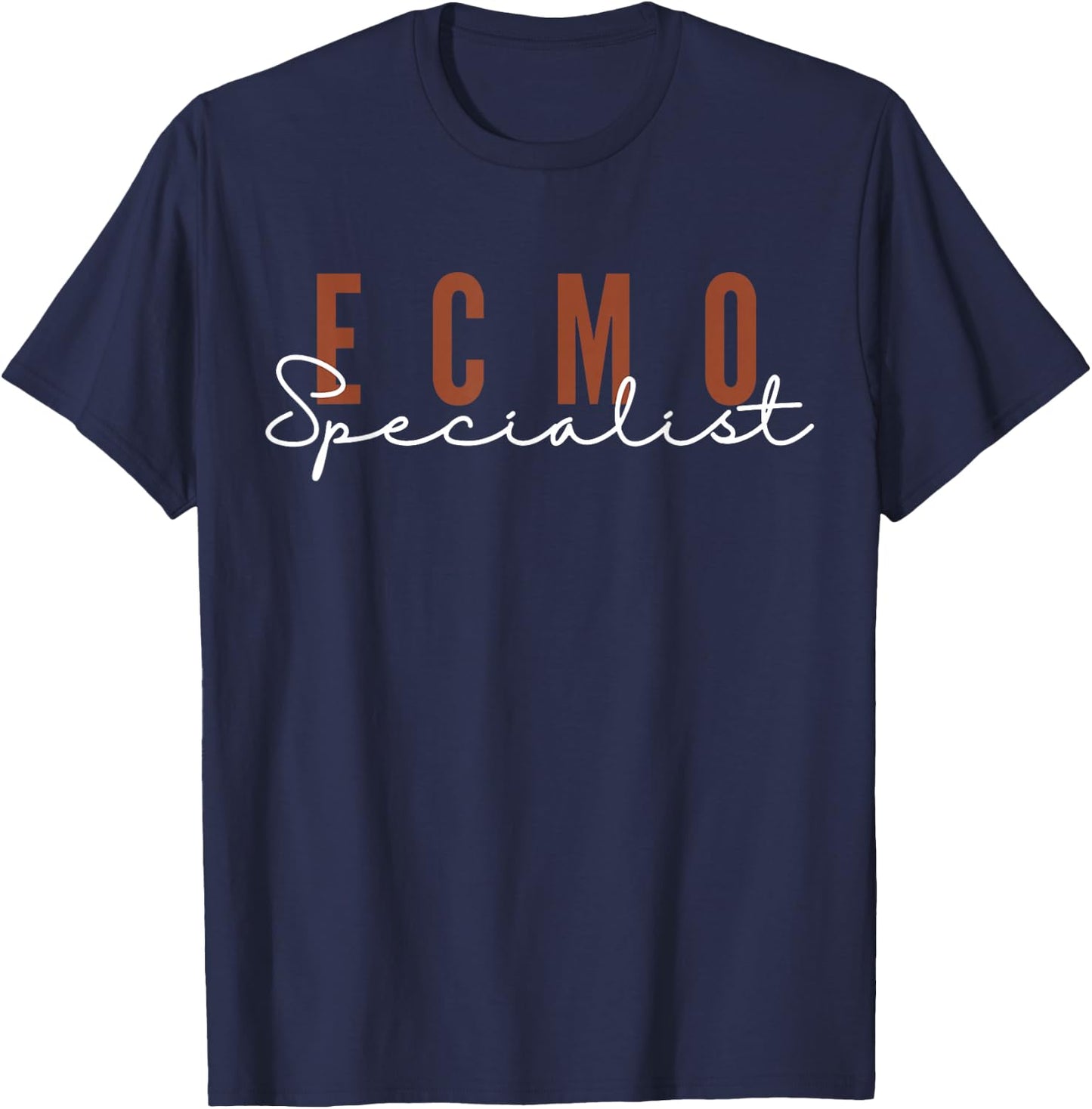 Retro Ecmo Specialist Ecmo Support Nurses CVICU Nursing T-Shirt - T-Shirt | Navy
